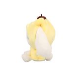 Celebrate the adorable friendship between two of Sanrio's beloved puppy pals with our Cinnamoroll Loves Pompompurin Friend Yellow Hoodie Plushie! This sweet plush features Cinnamoroll dressed in a cozy yellow hoodie inspired by his friend Pompompurin, creating the perfect blend of both characters' charm. Crafted from premium soft materials, this heartwarming plushie captures the special bond between these kawaii canine friends. Whether you're a dedicated collector or simply love these adorable Sanrio pups.